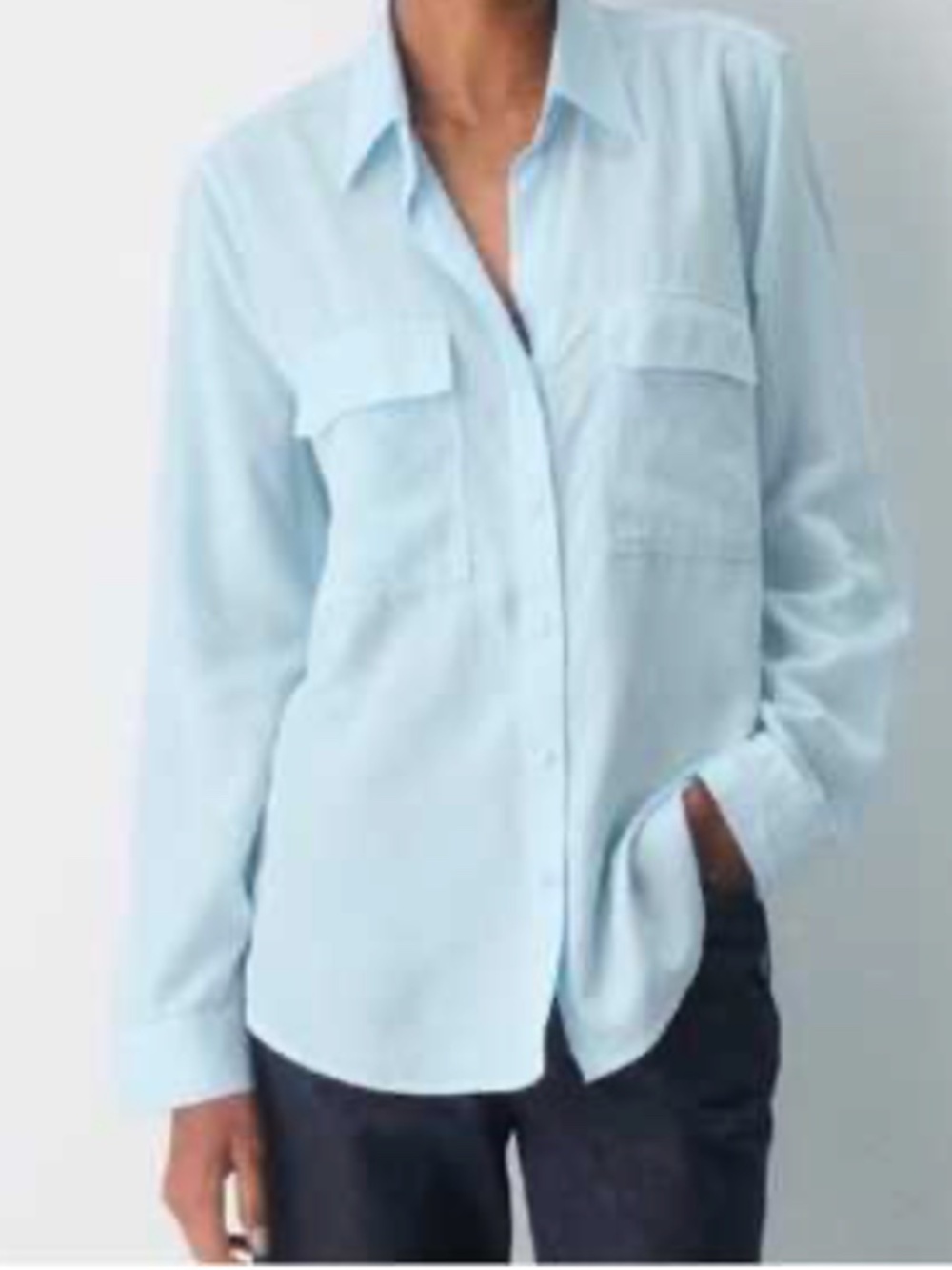 Aritzia Babaton collared button down shirt